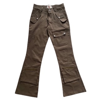 Quần kaki ống loe túi hộp Y2K - Army Pant