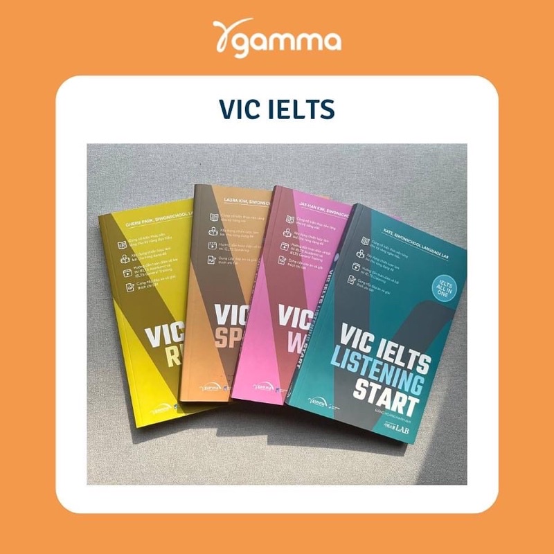 Sách - VIC IELTS START - IELTS All in One (Combo 4 cuốn)