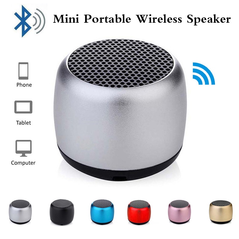 Loa Bluetooth Không Dây Mini M1 Âm Thanh Siêu Trầm Chất Lượng Cao Cho Điện Thoại / Máy Tính