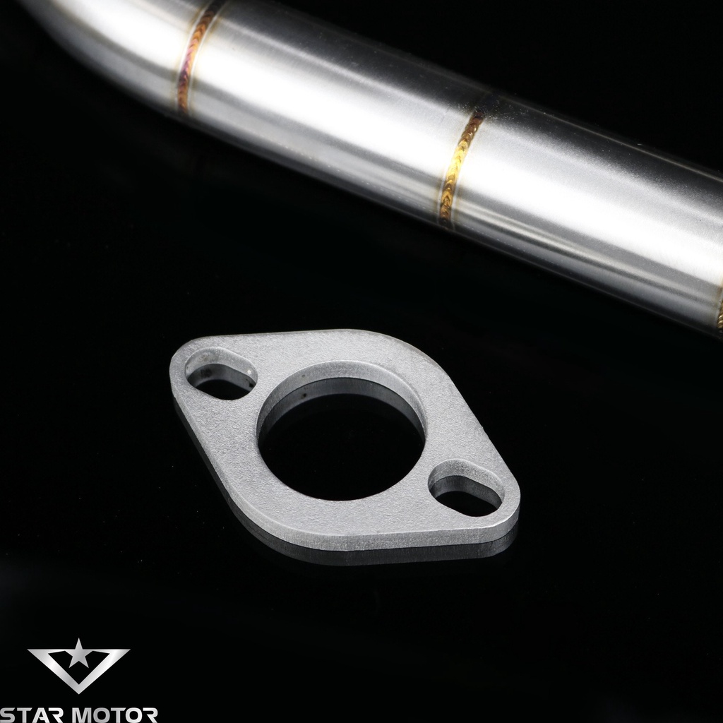 Cổ pô Wave, Sirius, Dream inox 304 27mm mối hàn mũi tên