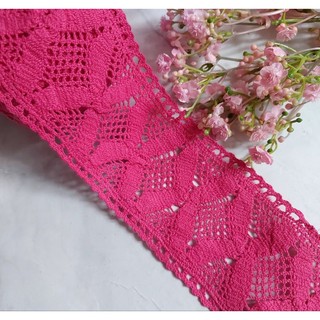 Ren chỉ cotton trang trí ,có 6 màu, size 7cm ( 3  mét)