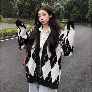 Áo khoác len 2 túi ulzzang