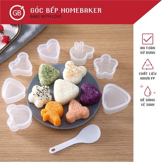 Khuôn làm cơm nắm onigiri - dụng cụ ép cơm bento - khuôn cơm nắm gbmo009
