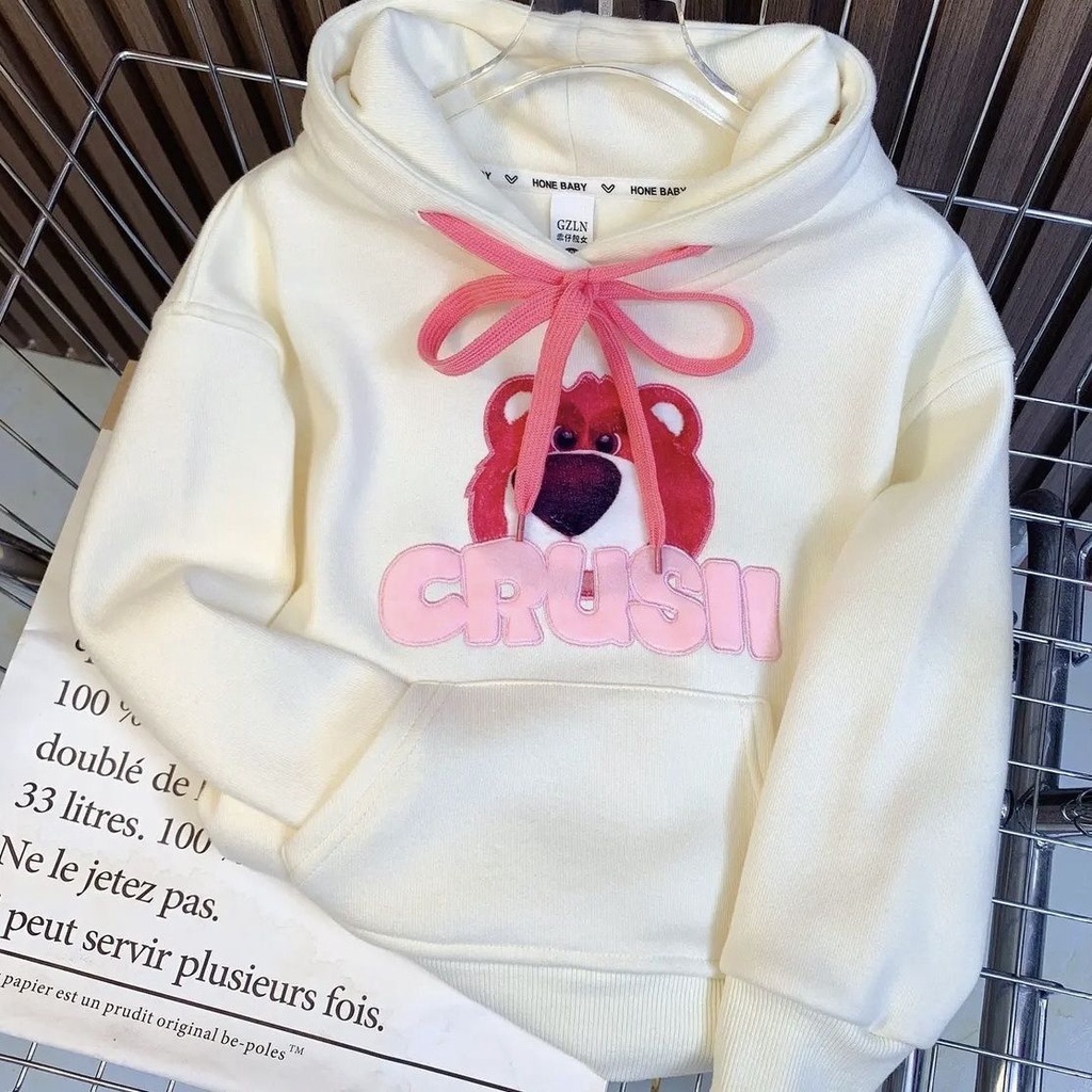 Áo Khoác hoodie Thời Trang Thu Đông Hàn Quốc 2022 Cho Bé Gái 10 Tuổi