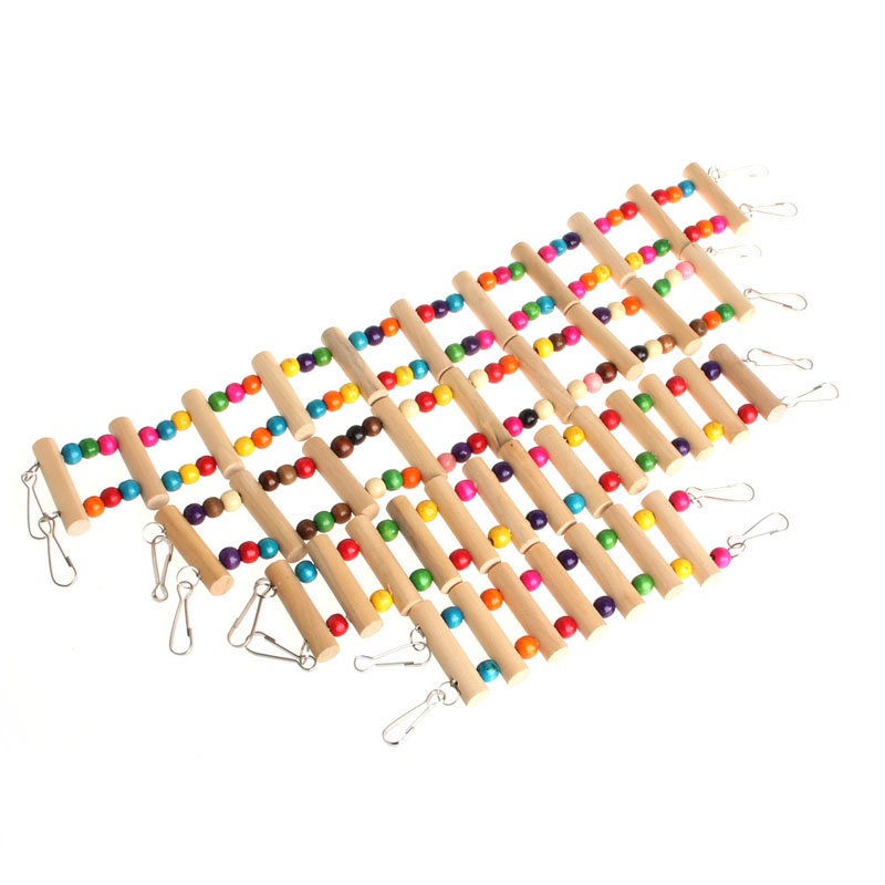 Thang Gỗ Đồ Chơi Cho Vẹt