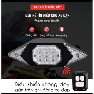 Xi nhan xe đạp + đèn hậu