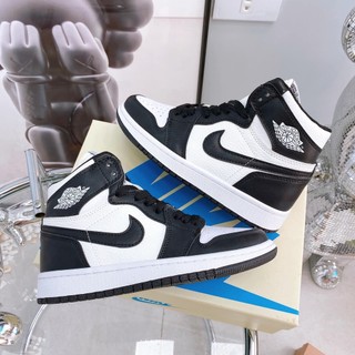 Giày jordan panda giày thể thao jordan cao cổ đen trắng full box