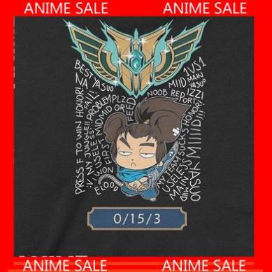 Áo Sweater Yasuo - Đạo Của Lãng Xẹt Unisex SALE Anime, Nỉ Bông 100% 2 màu nam nữ 0096 SALE11%