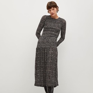 [Mango Auth] Váy Midi Ôm Body Mango