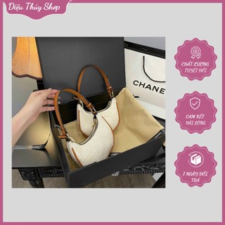 Túi xách nữ kẹp nách, đeo vai DT, vân da nổi, chất da cao cấp, dùng đi chơi, đi học, phong cách Hàn Quốc MTN17
