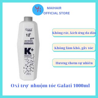 Oxy thơm cao cấp Galati 1000ml, Oxy trợ nhuộm cao cấp ko rát da đầu