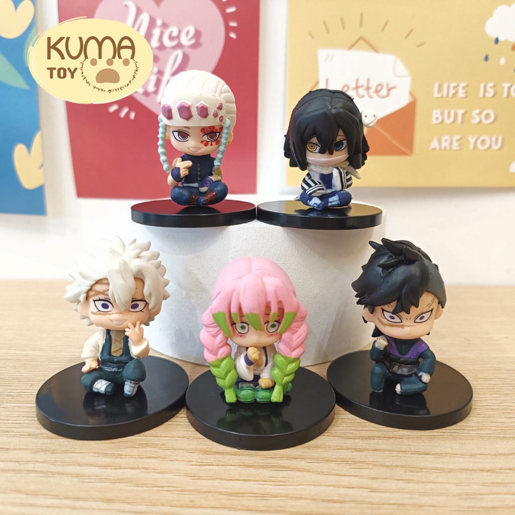 Mô hình Chibi anime Kimetsu no Yaiba: Tanjiro, Nezuko, Zenitsu -THANH KIẾM DIỆT QUỶ