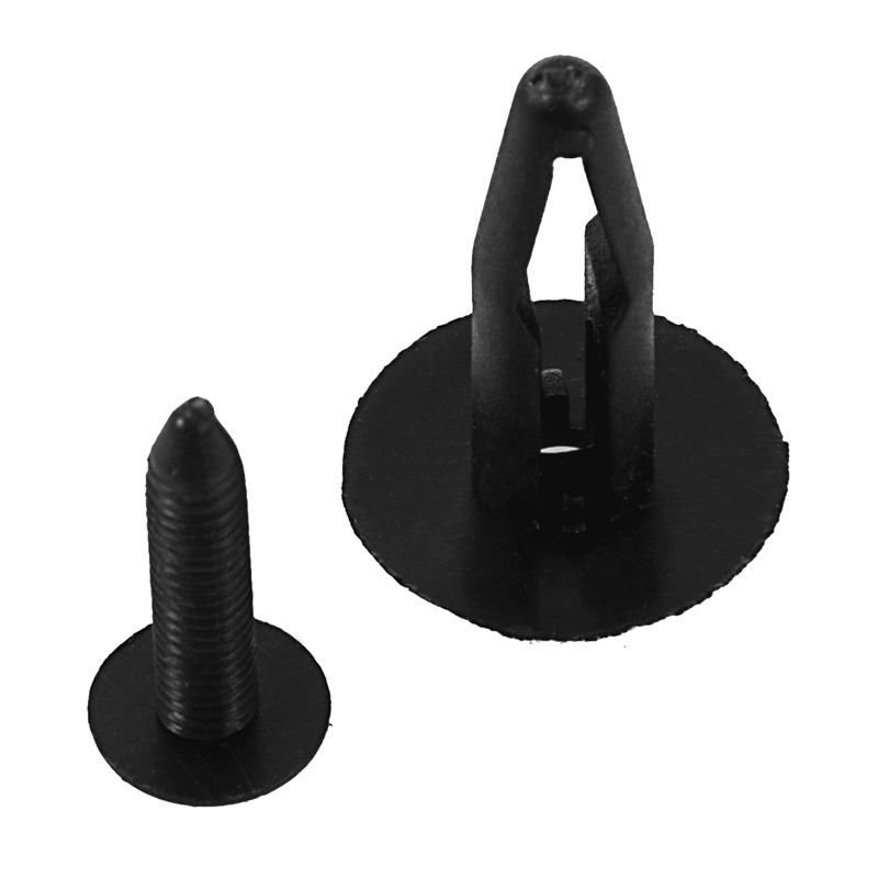 Set 50 Đinh Tán Nhựa 32mm Màu Đen Cho Xe Hơi