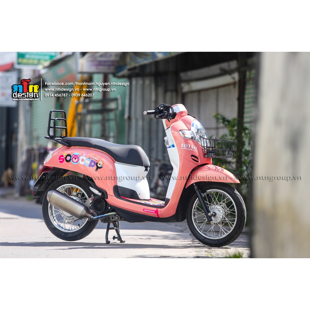 Tem Scoopy - mẫu Gấu Lotso