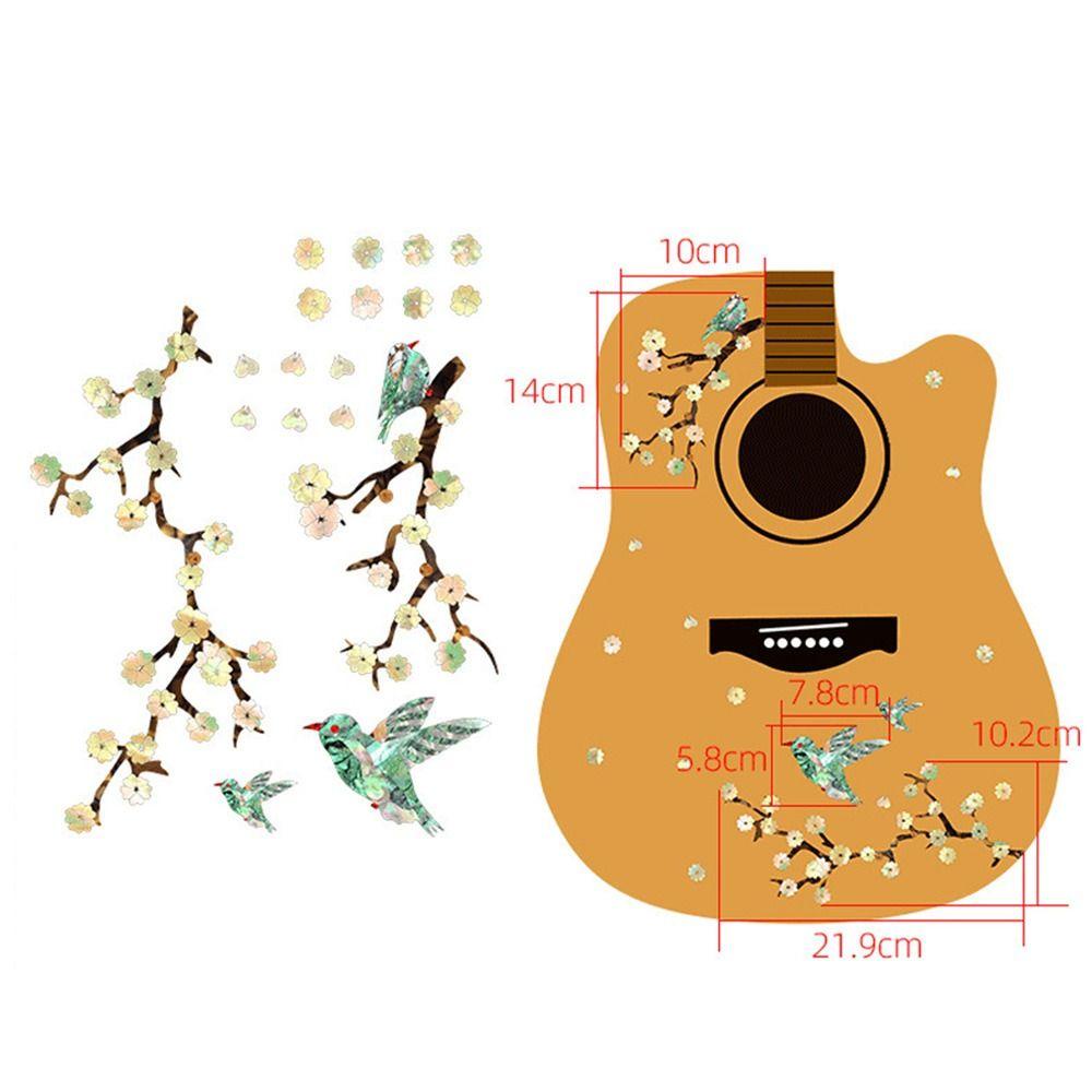 Miếng Dán Trang Trí Đàn Guitar Điện 10 Kiểu Độc Đáo