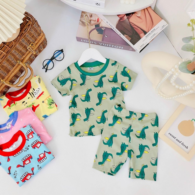 Bộ bozip ba lỗ  xuất dư loại 1 cho bé trai và gái