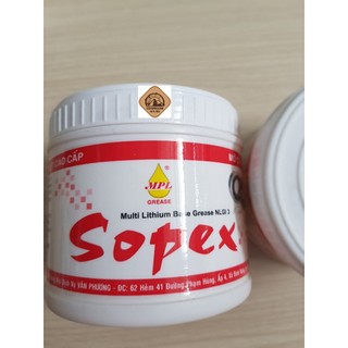 Mỡ bôi trơn kháng nước Sopex hộp 400g