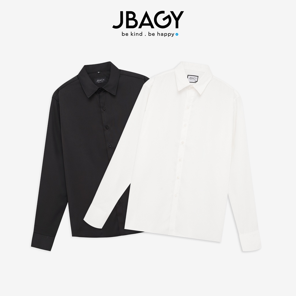 Combo 2 áo sơ mi form rộng pastel cổ đức vải lụa hàn thương hiệu thời trang JBAGY
