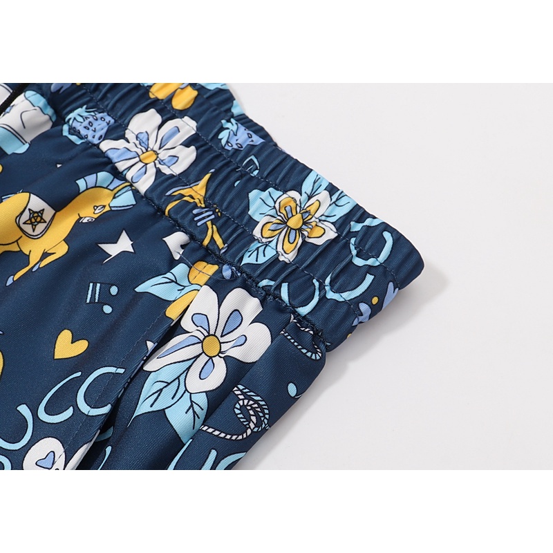 0 4 Q R B D Quần Short Dây Rút In Logo Gucci Thời Trang Mùa Hè Cá Tính Cho Nam ty