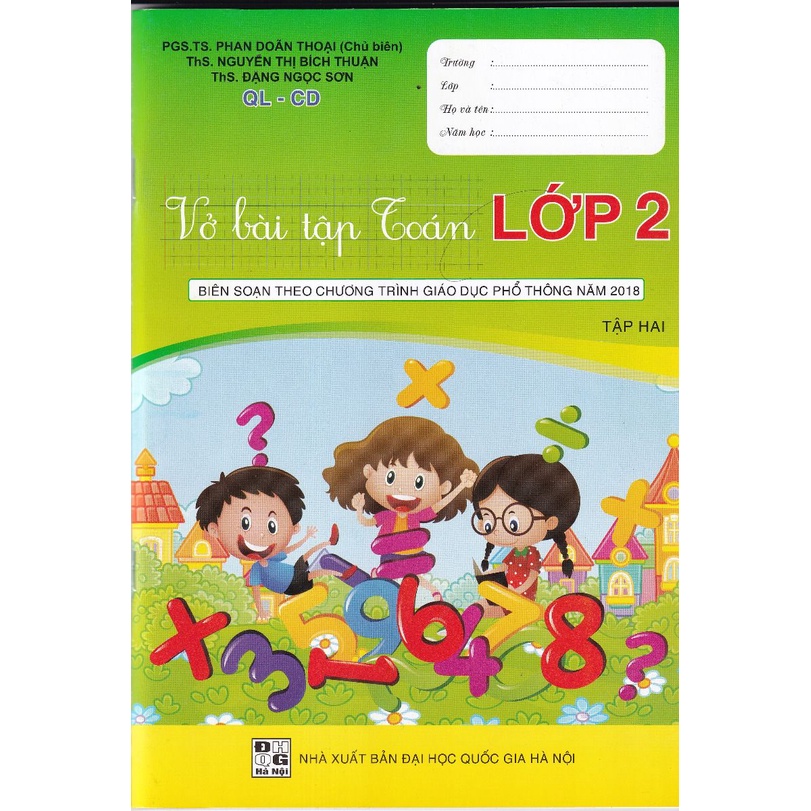 Sách - Vở bài tập toán lớp 2 tập 2 - Cánh Diều