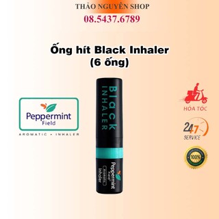 Ống hít ĐEN Black Inhaler Peppermint Thái Lan Phiên bản đặc biệt, ống hít thông mũi Pepper Mint Field Thái Lan