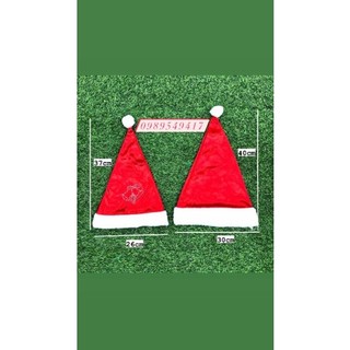Nón noel- Nón nhung- Nón nỉ siêu cute,dễ thương, chất liệu siêu mềm mịn.Phụ kiện không thể thiếu trong dịp noel