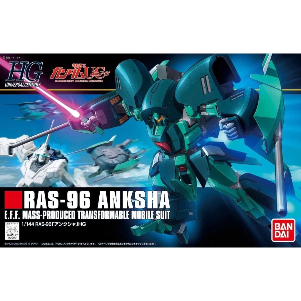 Mô Hình Gundam HG Anksha Bandai 1/144 HGUC Đồ Chơi Lắp Ráp Anime