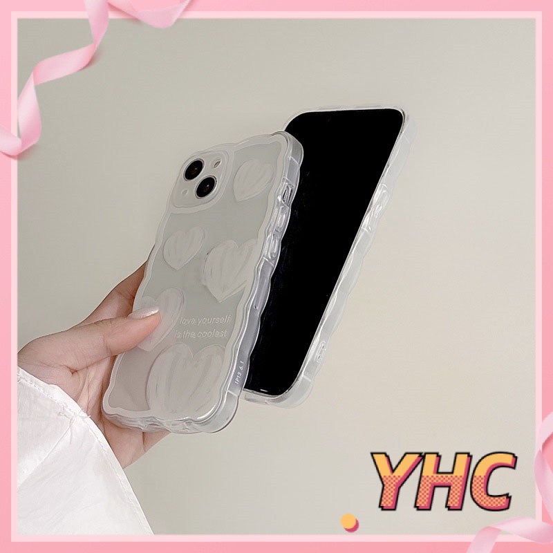 Ốp Điện Thoại Tpu Trong Suốt Hình Trái Tim iPhone 6-6splus 7 7plus 8 8plus XS XR XS Max 11 12 13 Pro Max Plus Promax / - 1018