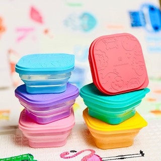 Bát Silicon Xếp Gọn Đựng Bánh Ăn Dặm Cho Bé Marcus & Marcus- Marcus