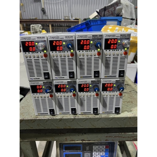 Máy cấp nguồn neos-200 0-20vdc, 0-10a