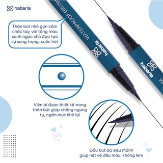 Kẻ mắt Habaria Waterproof Brush Liner