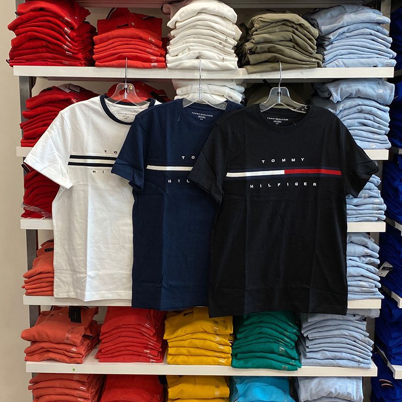 Áo thun cổ tròn Chính Hãng Tommy essential tShirt