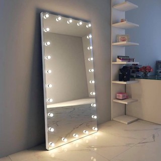 Gương bóng Led tràn viền 80x180cm gắn 24 bóng vừa lung linh vừa trang nhã decor phòng ngủ