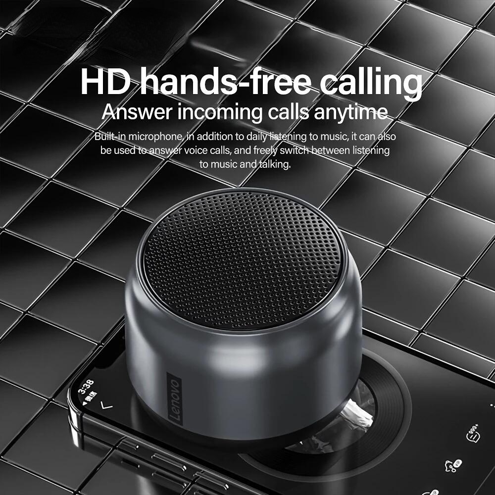 LENOVO Loa Không Dây Bluetooth 5.0 K3 Hifi 3D Mini Chống Thấm Nước Chất Lượng Cao