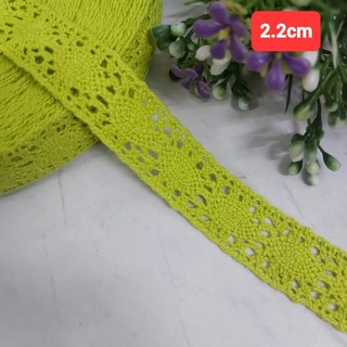 Ren  cotton màu , size 1.4cm đến 3cm (dây 5 mét)