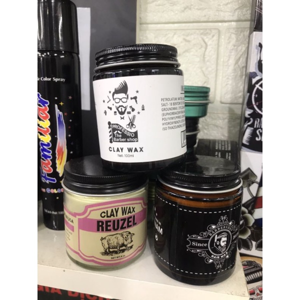 wax clay pomade