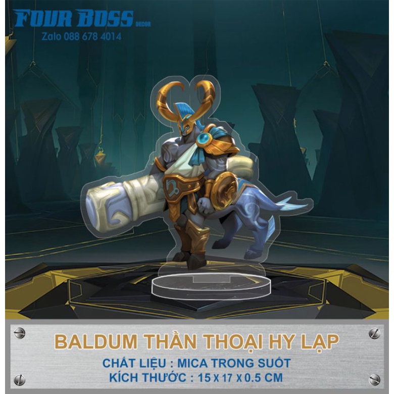 Mô Hình Tướng Baldum Thần Thoại Hy Lạp Trong Game Liên Quân Mobile - Arena of Valor