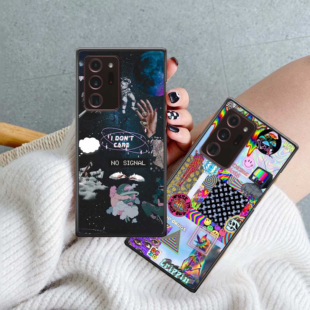 Ốp lưng Samsung Note 20 Ultra hình phi hành gia phê pha, lang thang trên mây, ốp rẻ bền đẹp