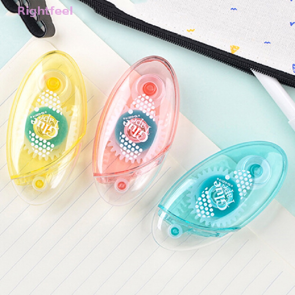 1 Cây Lăn Keo Hai Mặt Họa Tiết Chấm Bi Có Thể Nạp Lại Mới