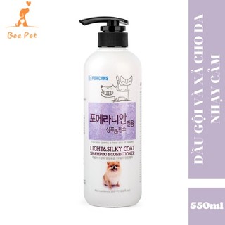 Sữa tắm chó mèo forcan - sữa tắm cao cấp hàn quốc chai 550ml