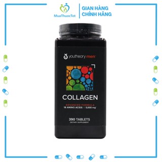 Viên Uống Collagen Dành Cho Nam Youtheory Men's Advanced Formula Type 1 2 & 3 390 viên