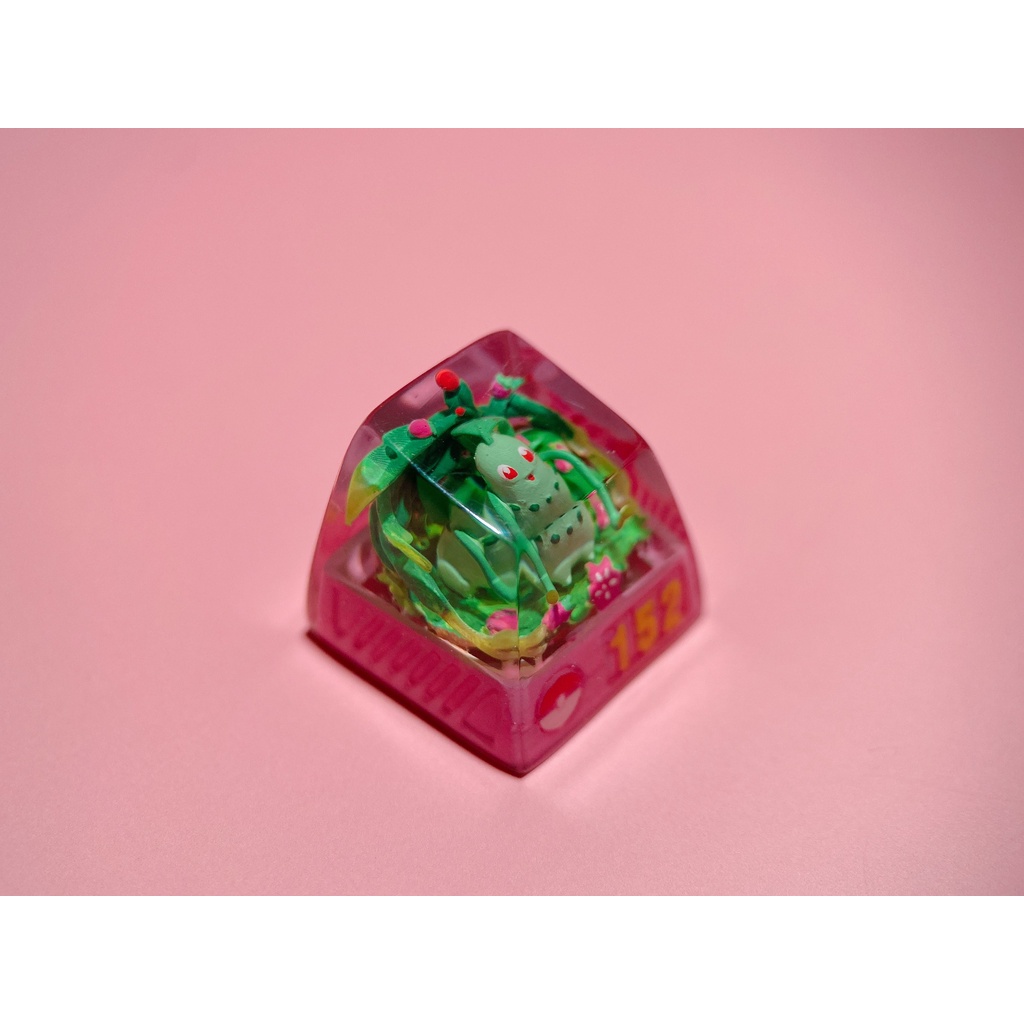 Chikorita Keycap resin pokemon - nút bàn phím cơ - artisan