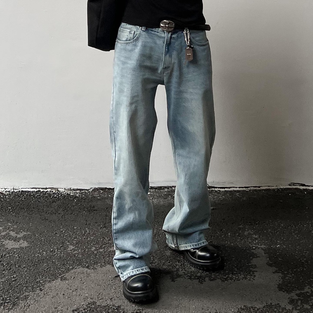 Quần Jean Maverik "Vintage Waxed Baggy Jeans" chính hãng