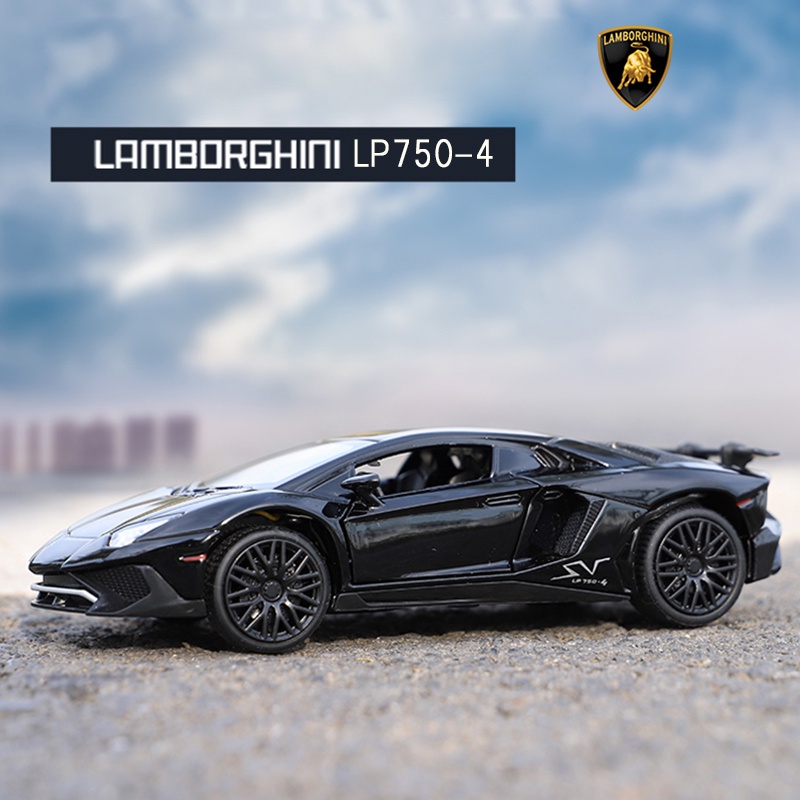 Mô Hình Xe Ô Tô Thể Thao Lamborghini Aventador SV LP750-4 Tỉ Lệ 1: 32