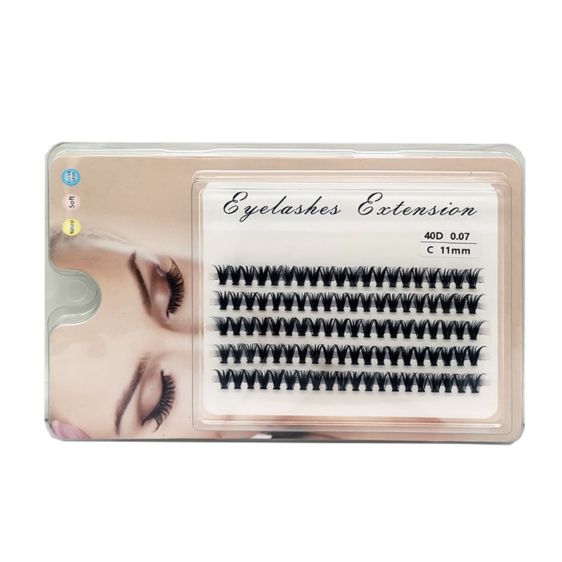 Lông Mi Giả 20D / 30D / 40D Dày 0.07 Cong 8-16mm Dùng Trang Điểm