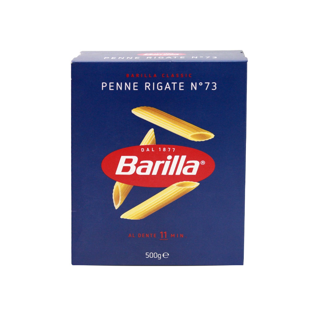 NUI ỐNG TRÒN BARILLA PENNE RIGATE 500G