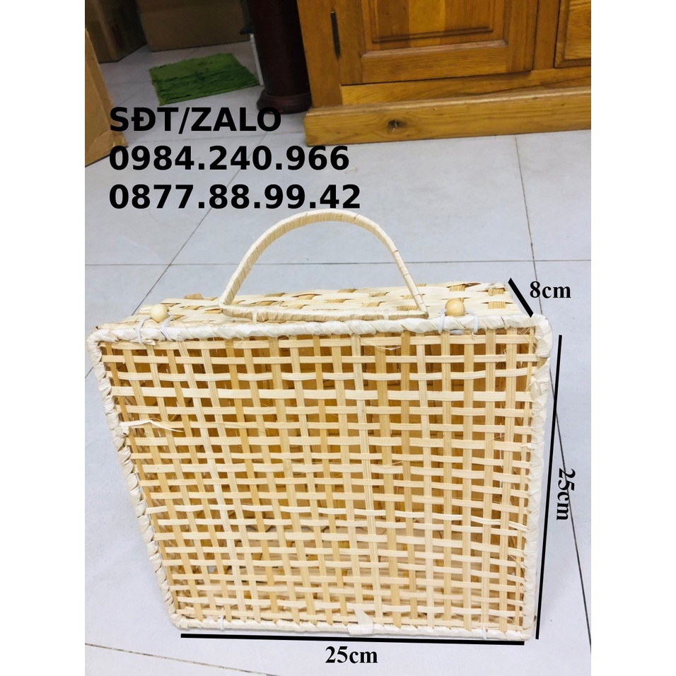 Giỏ Hộp mây tre đựng quà Tết HCM Giá sỉ