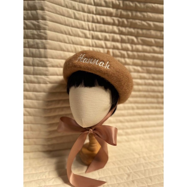 Mũ nồi dạ thêu tên cho bé size 2-6 tuổi