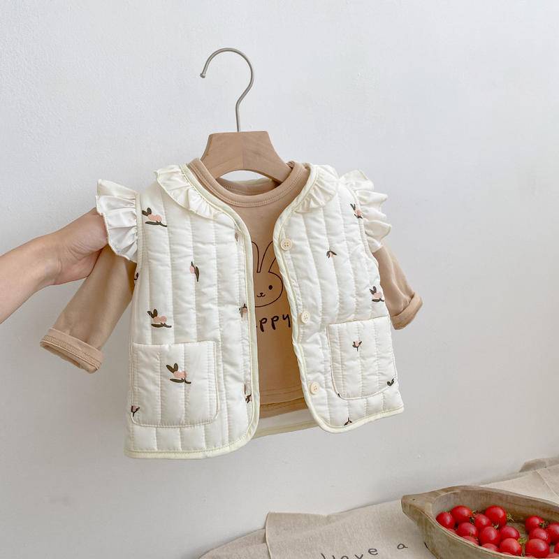 Áo Khoác Cardigan Dày Dặn Giữ Ấm Mùa Đông Cho Bé Gái 2 Tuổi
