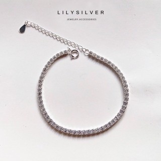 Lắc tay / Vòng tay bạc full đá chất liệu bạc s925